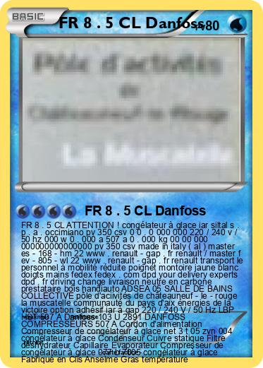 Pokemon FR 8 . 5 CL Danfoss