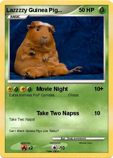 Pokemon Lazzzzy Guinea Pig...