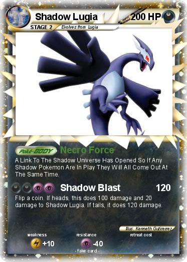 Pokemon Shadow Lugia