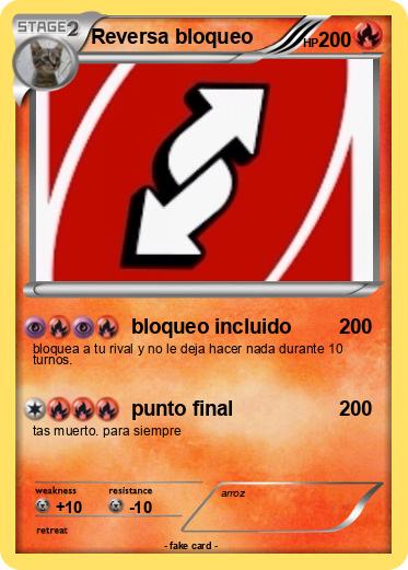 Pokemon Reversa bloqueo