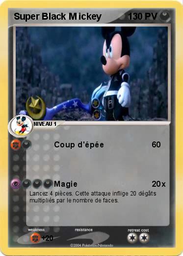 Pokemon Super Black M ickey