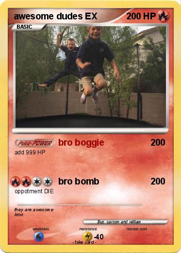 Pokemon awesome dudes EX