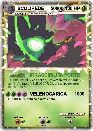 Pokemon SCOLIPEDE     50000