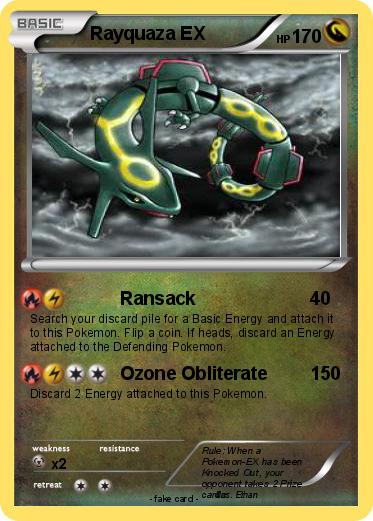 Pokemon Rayquaza EX