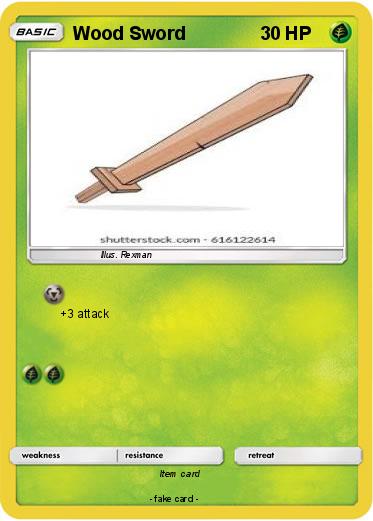 Pokemon Wood Sword