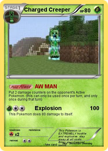 Pokemon Charged Creeper