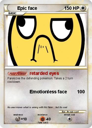 Pokemon Epic face