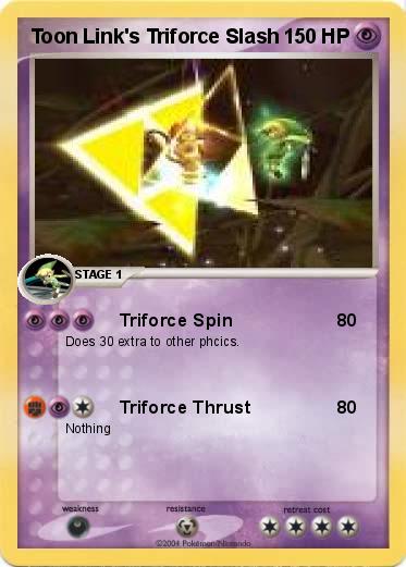 Pokemon Toon Link's Triforce Slash