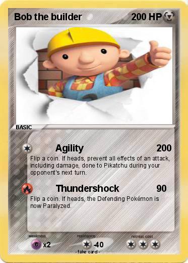 Pokemon Bob the builder