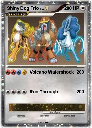 Pokemon Shiny Dog Trio
