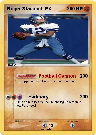 Pokemon Roger Staubach EX