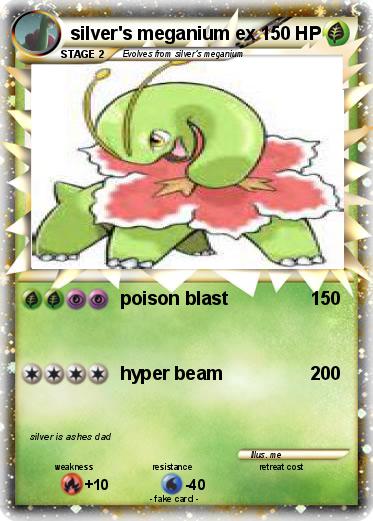 Pokemon silver's meganium ex