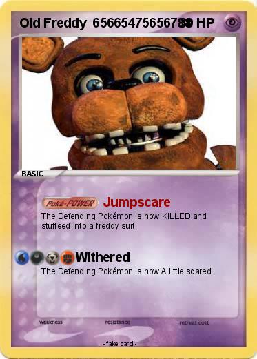 Pokemon Old Freddy  65665475656788