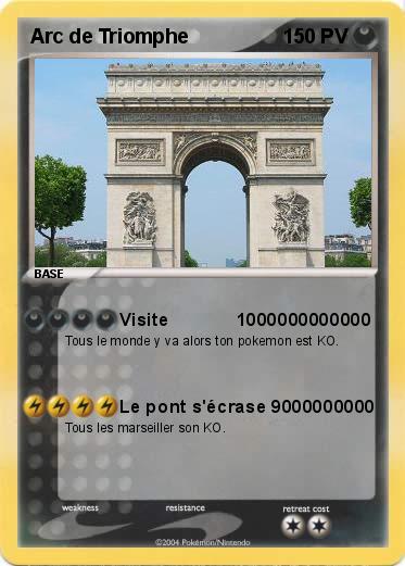 Pokemon Arc de Triomphe 