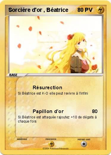 Pokemon Sorcière d'or , Béatrice