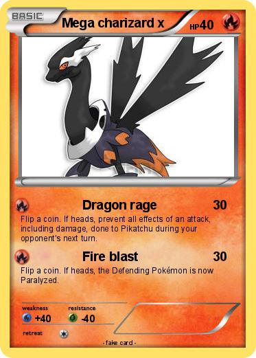 Pokemon Mega charizard x