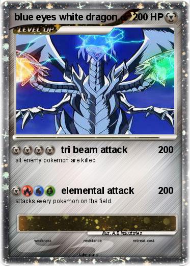 Pokemon blue eyes white dragon