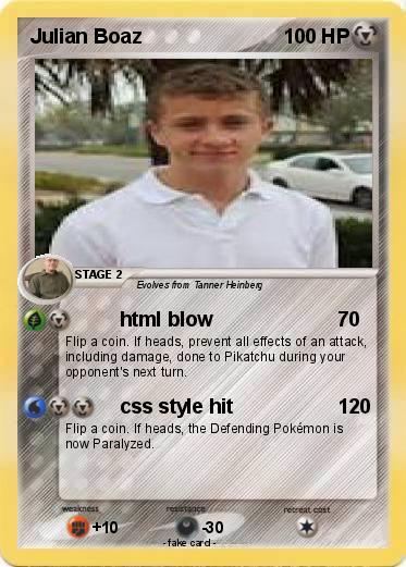 Pokemon Julian Boaz