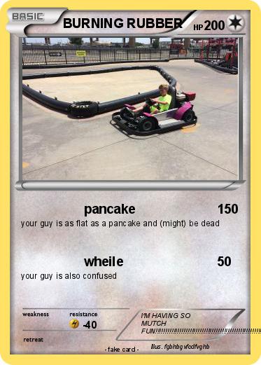 Pokemon BURNING RUBBER