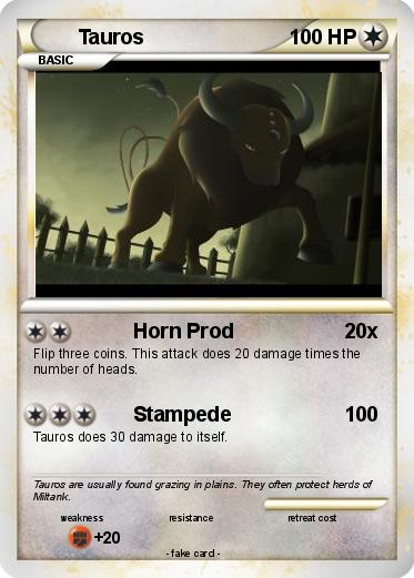 Pokemon Tauros