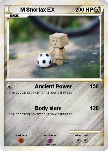 Pokemon M Snorlax EX
