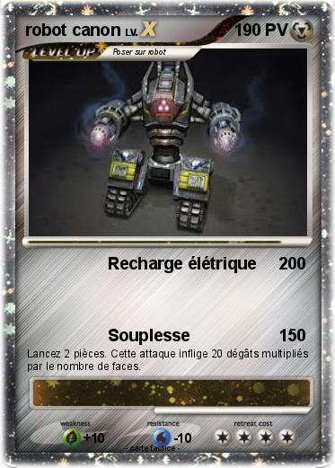 Pokemon robot canon