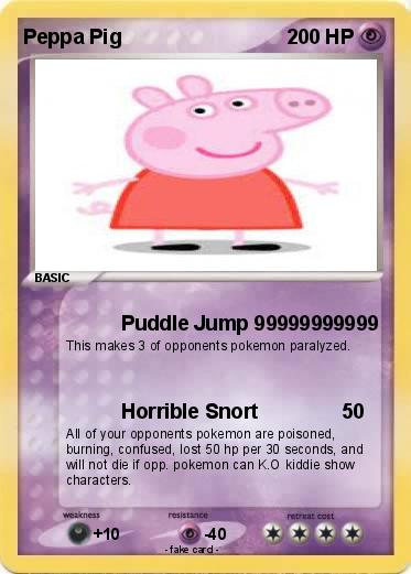 Pokemon Peppa Pig                                                                                                                                                                                             99999999                           999999999