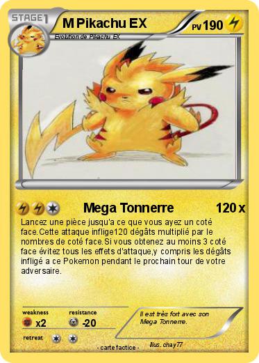 Pokemon M Pikachu EX