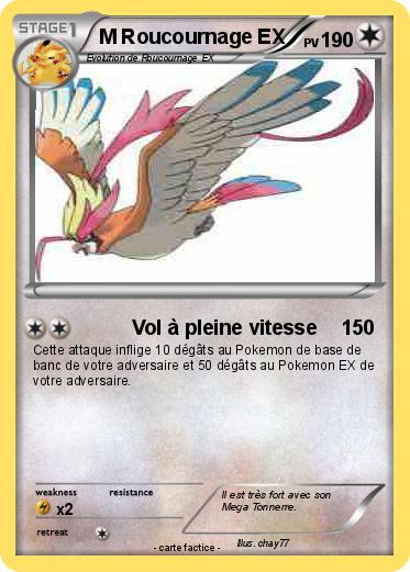 Pokemon M Roucournage EX