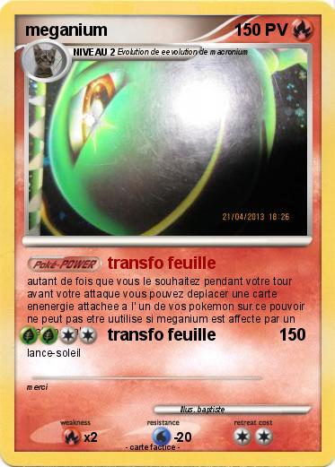 Pokemon meganium