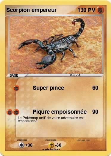 Pokemon Scorpion empereur