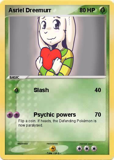 Pokemon Asriel Dreemurr
