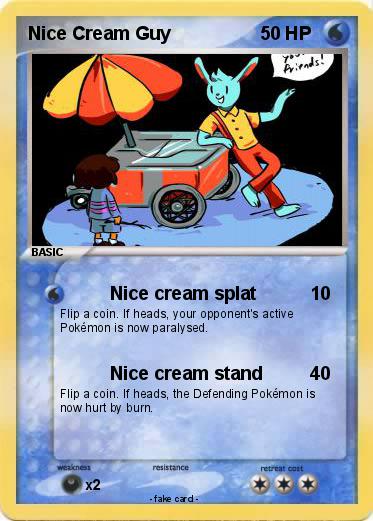 Pokemon Nice Cream Guy