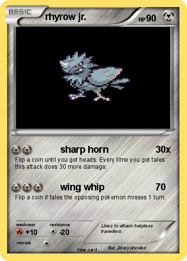 Pokemon rhyrow jr.