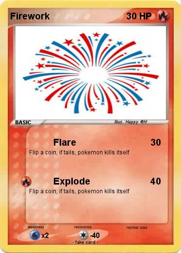 Pokemon Firework