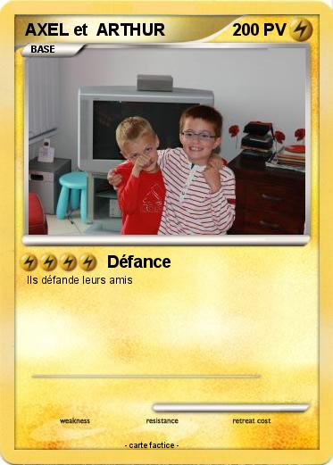 Pokemon AXEL et  ARTHUR