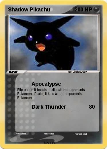 Pokemon Shadow Pikachu