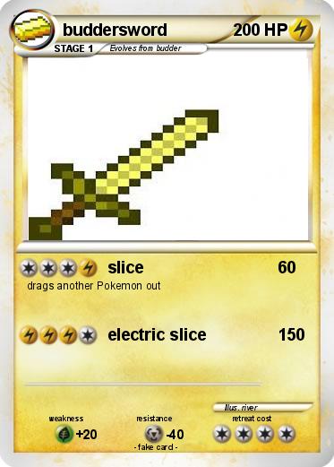 Pokemon buddersword