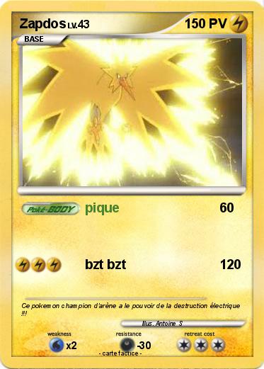 Pokemon Zapdos