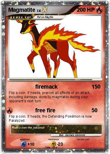 Pokemon Magmatite