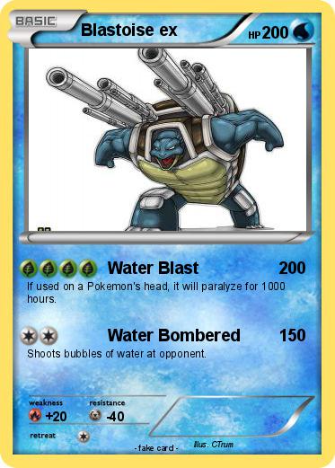 Pokemon Blastoise ex