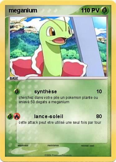 Pokemon meganium 