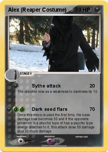 Pokemon Alex (Reaper Costume)