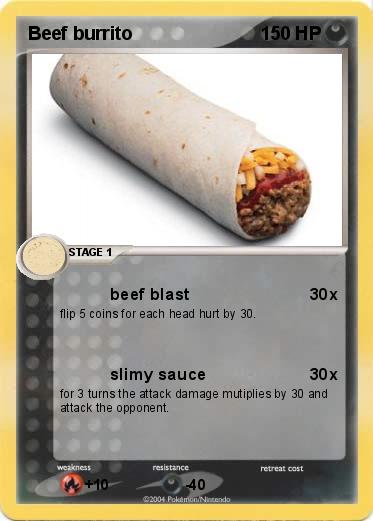 Pokemon Beef burrito