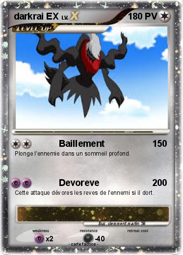 Pokemon darkrai EX