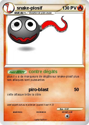 Pokemon snake-plosif