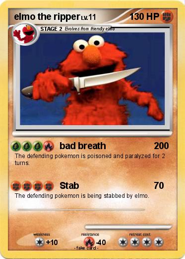 Pokemon elmo the ripper