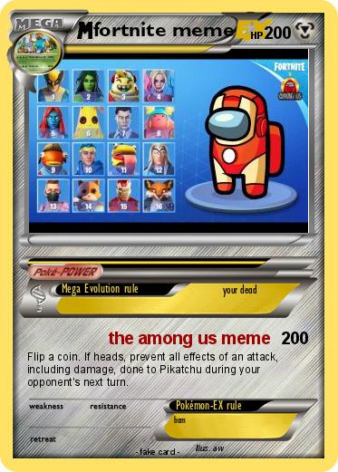 Pokemon fortnite meme