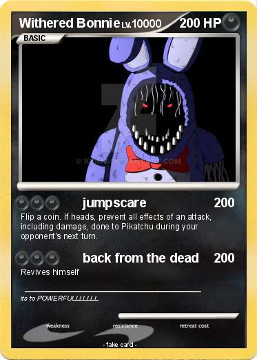 Pokemon Withered Bonnie