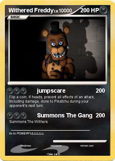 Pokemon Withered Freddy